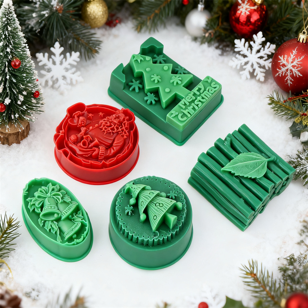 Soap Making Kit For Beginners - Santa Claus Relief Soap Mold Christmas