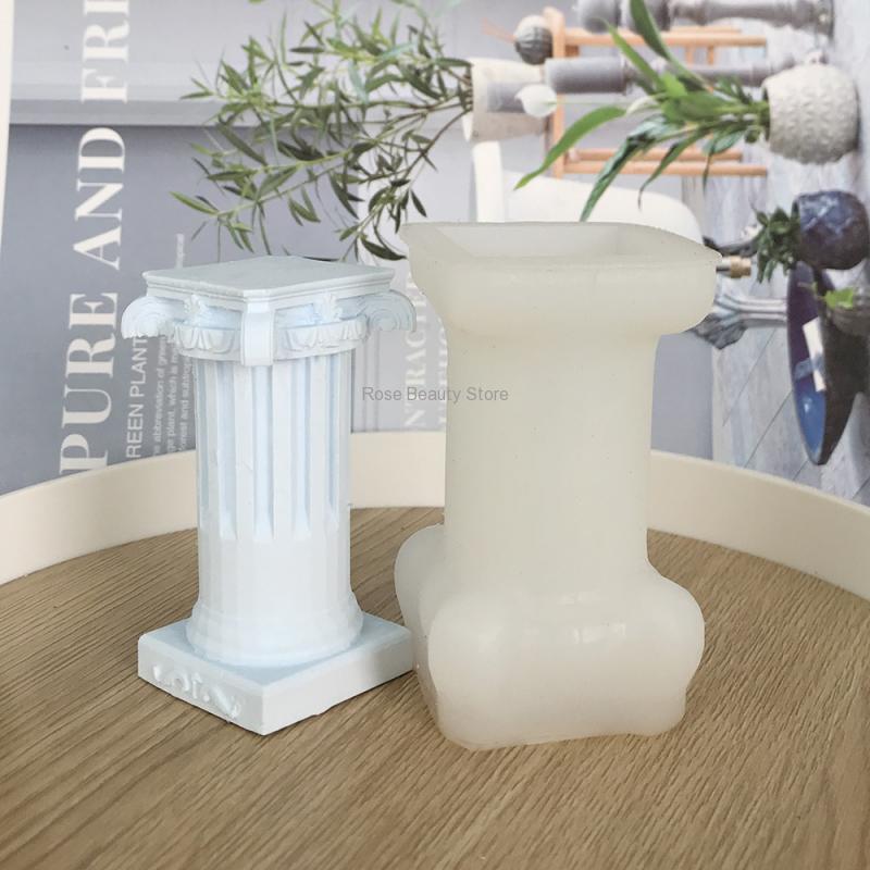 Soap Making Gifts - 3D Roman Column Candle Silicone Mold