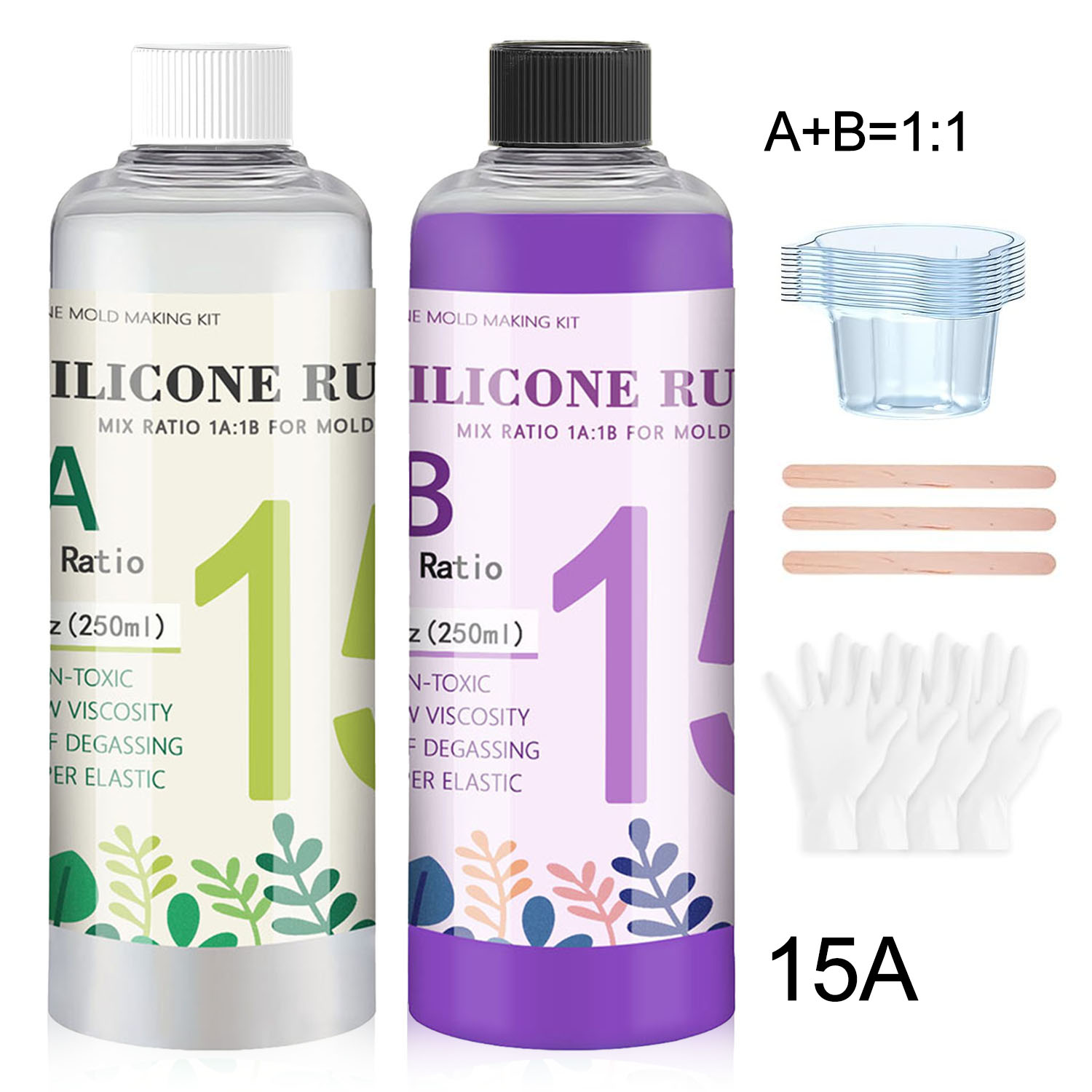 Purple Liquid Silicone Rubber  - Soap Making Kit For Beginners 评论和价格