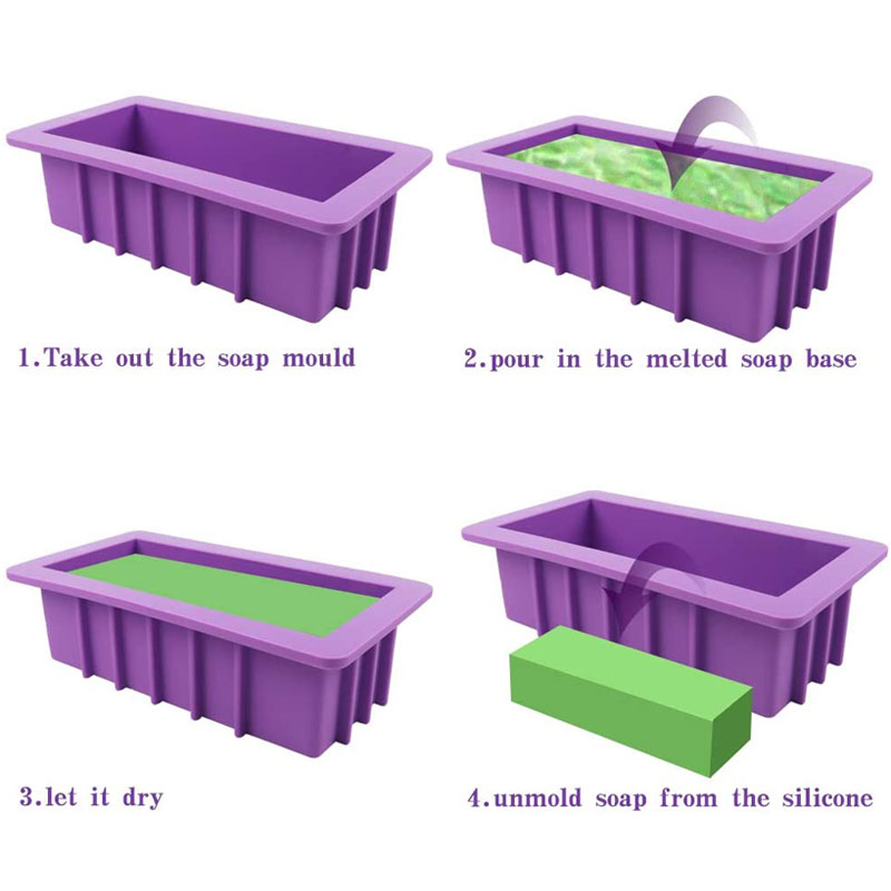 1100ML Silicone Soap Mold Easy - Soap Making Kit For Beginners 评论和价格