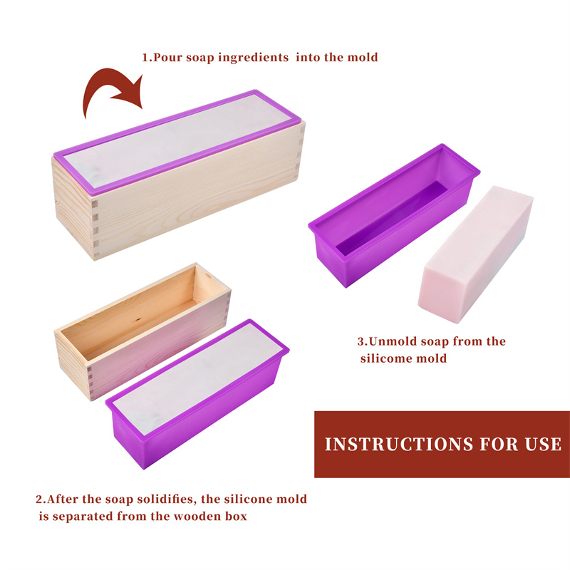 Rectangular Silicone Soap Loaf - Soap Making Kit For Beginners 评论和价格