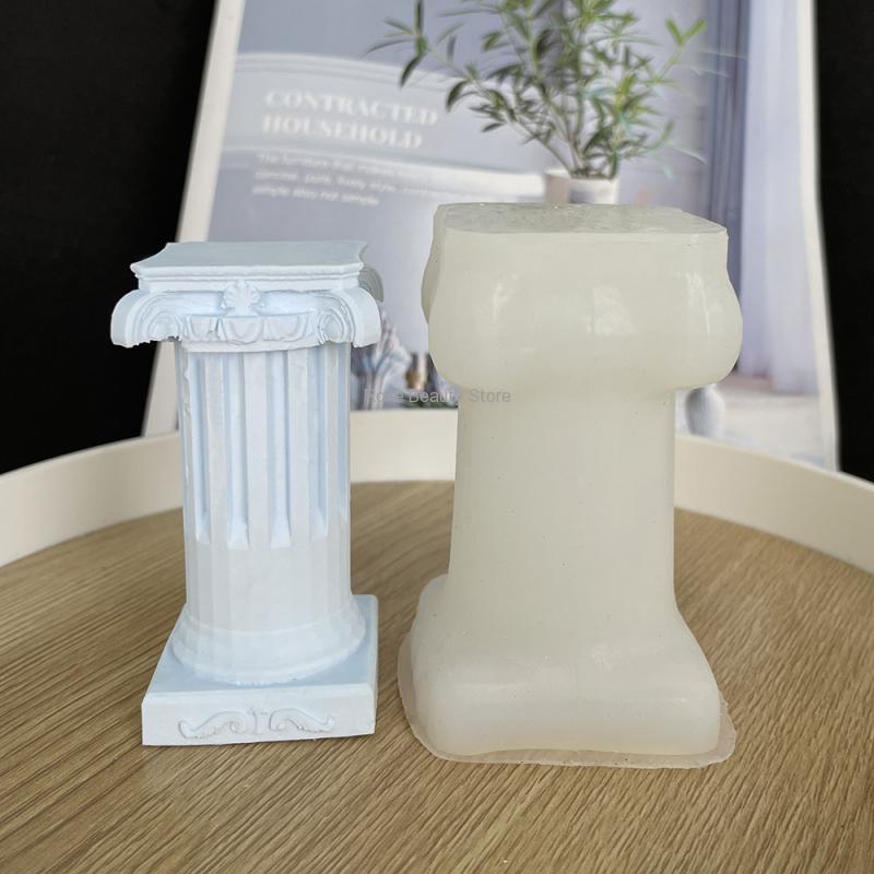 3D Roman Column Candle Silicon - Soap Making Gifts 评论和价格