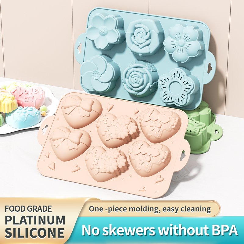 Silicone Soap Mold,Heart Flowe - Soap Making Instructions 评论和价格