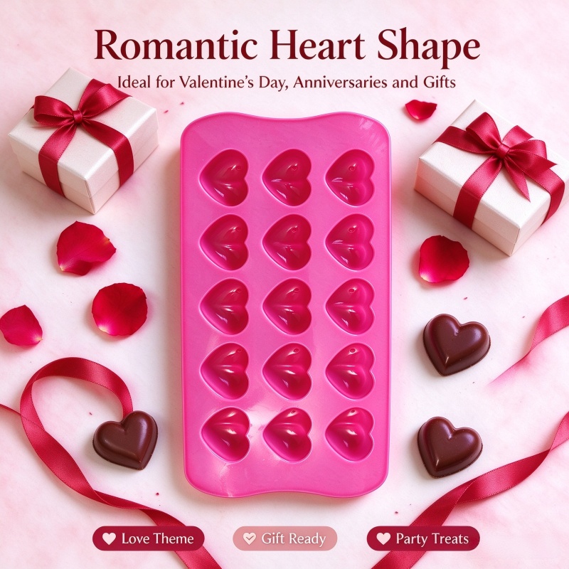3D Love Heart Silicone Mold Fo - Soap Making Ins 评论和价格