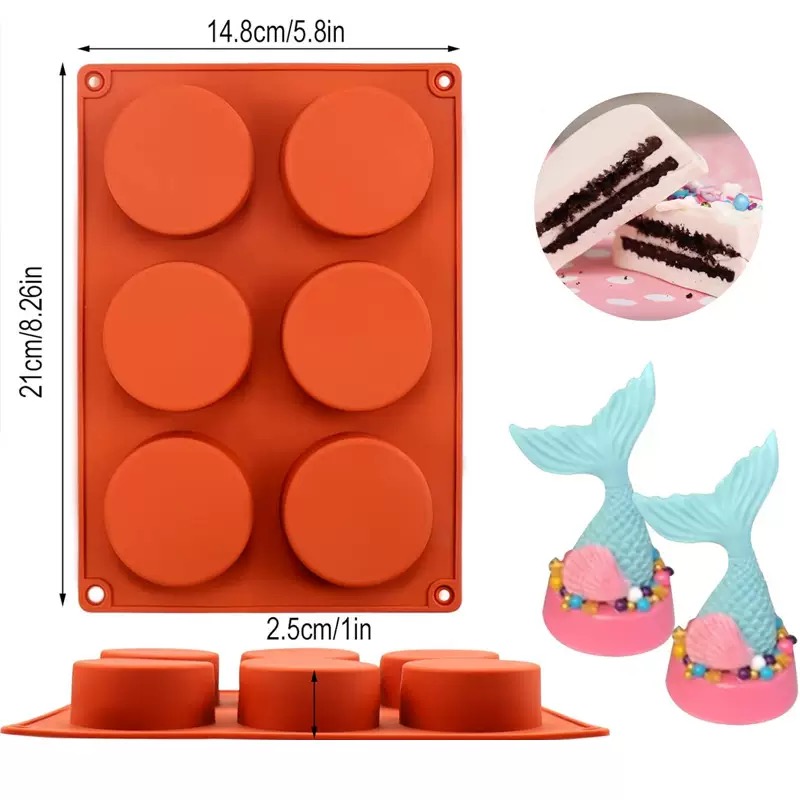 Round Silicone Soap Mold DIY H - Soap Making Kit For Beginners 评论和价格